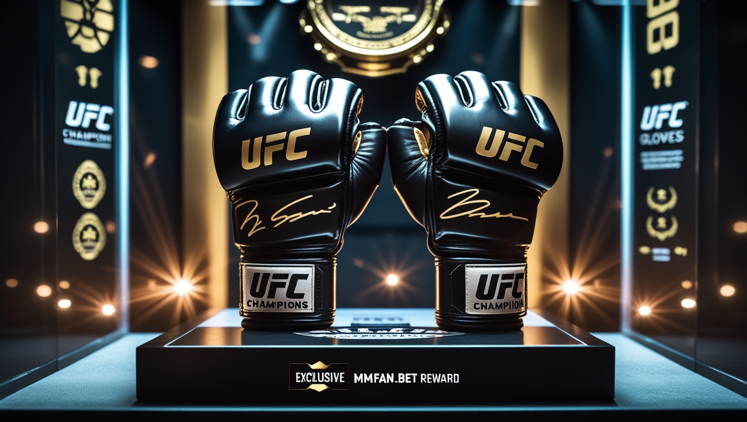 Signed Gloves by UFC Champion